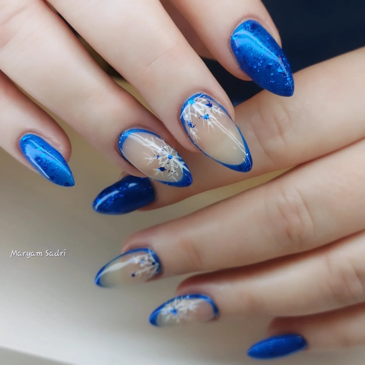 MaryNails gel manicure design Richmond BC