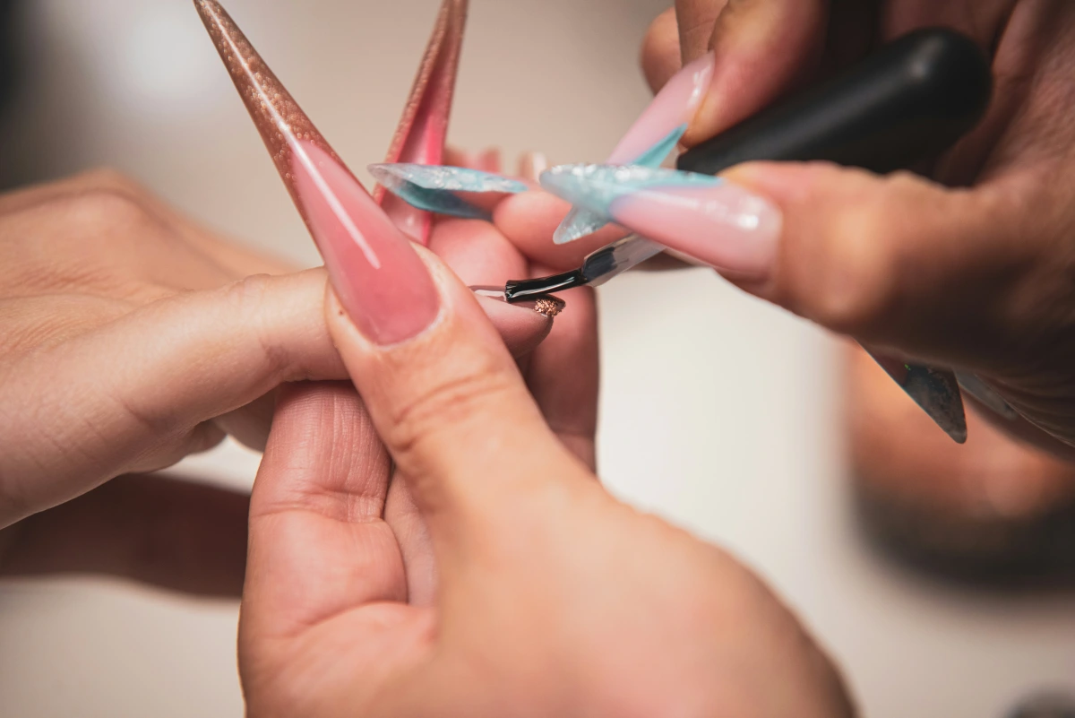 MaryNails gel manicure design Richmond BC