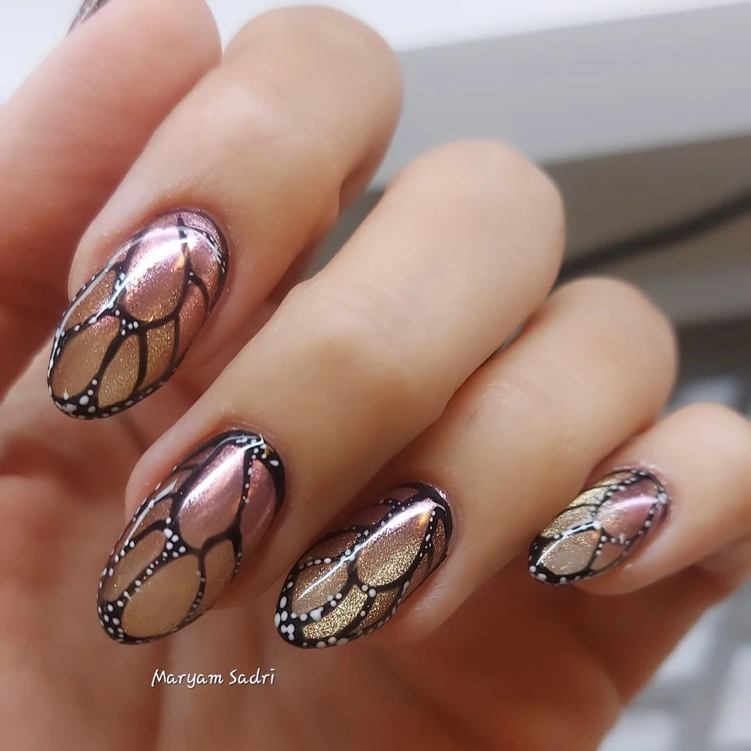 MaryNails gel manicure design Richmond BC